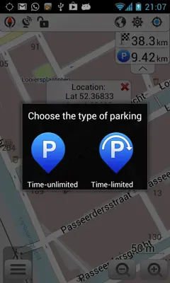 OsmAnd Parking android App screenshot 2